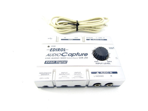 Edirol audio capture usb - edirol, ua-20