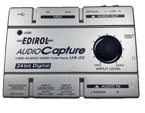 Edirol audio capture usb - audio,