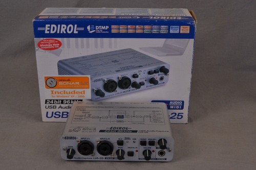 Edirol usb audio - ua-25, capture