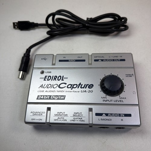 Edirol audio capture usb - audio,